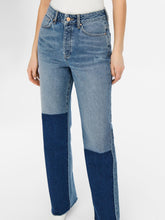 Load image into Gallery viewer, Zikka Color Block Pants - Medium Blue Denim - Jacqueline de Yong - Blue 3
