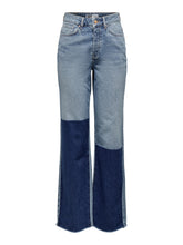 Load image into Gallery viewer, Zikka Color Block Pants - Medium Blue Denim - Jacqueline de Yong - Blue 4
