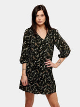 Load image into Gallery viewer, Ellen dress - Black-flowered - Jacqueline de Yong - Black
