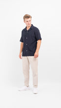 Charger l&#39;image dans la galerie, Jerry Regular Terry Towelling Shirt - Dark Navy - Only &amp; Sons - Blue 2
