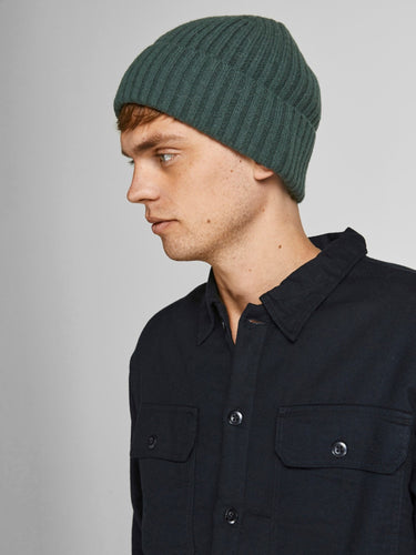 Prime Uld Beanie - Darkest Spruce - Jack & Jones - Green