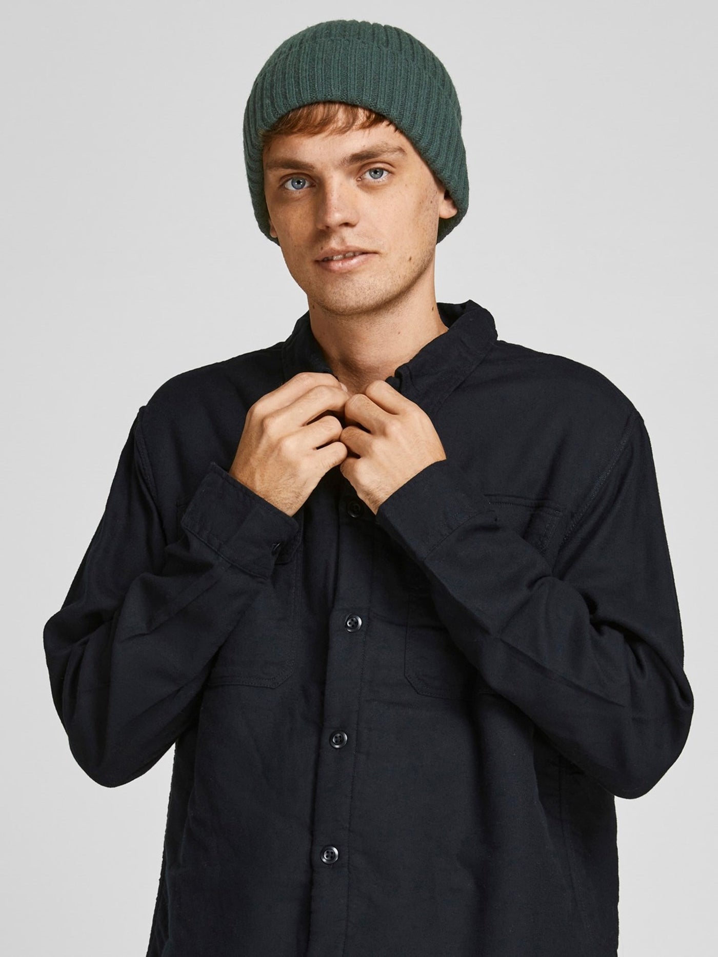 Prime Uld Beanie - Darkest Spruce - Jack & Jones - Green 2