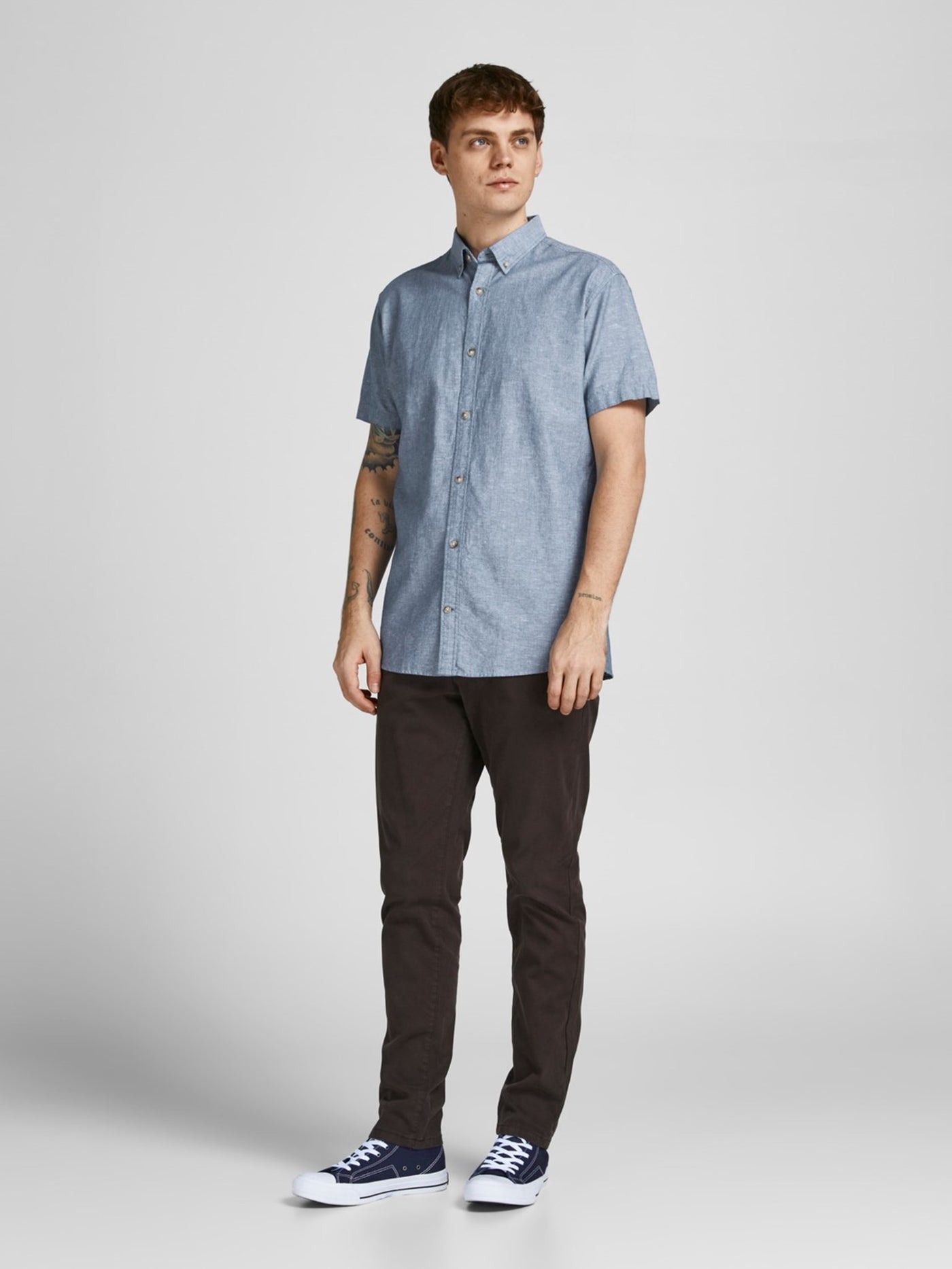 JJ Summer Shirt - Faded Denim - Jack & Jones - Blue 4