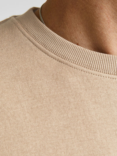 Star Basic Sweat Crew Neck - Crockery - Jack & Jones - Khaki 5