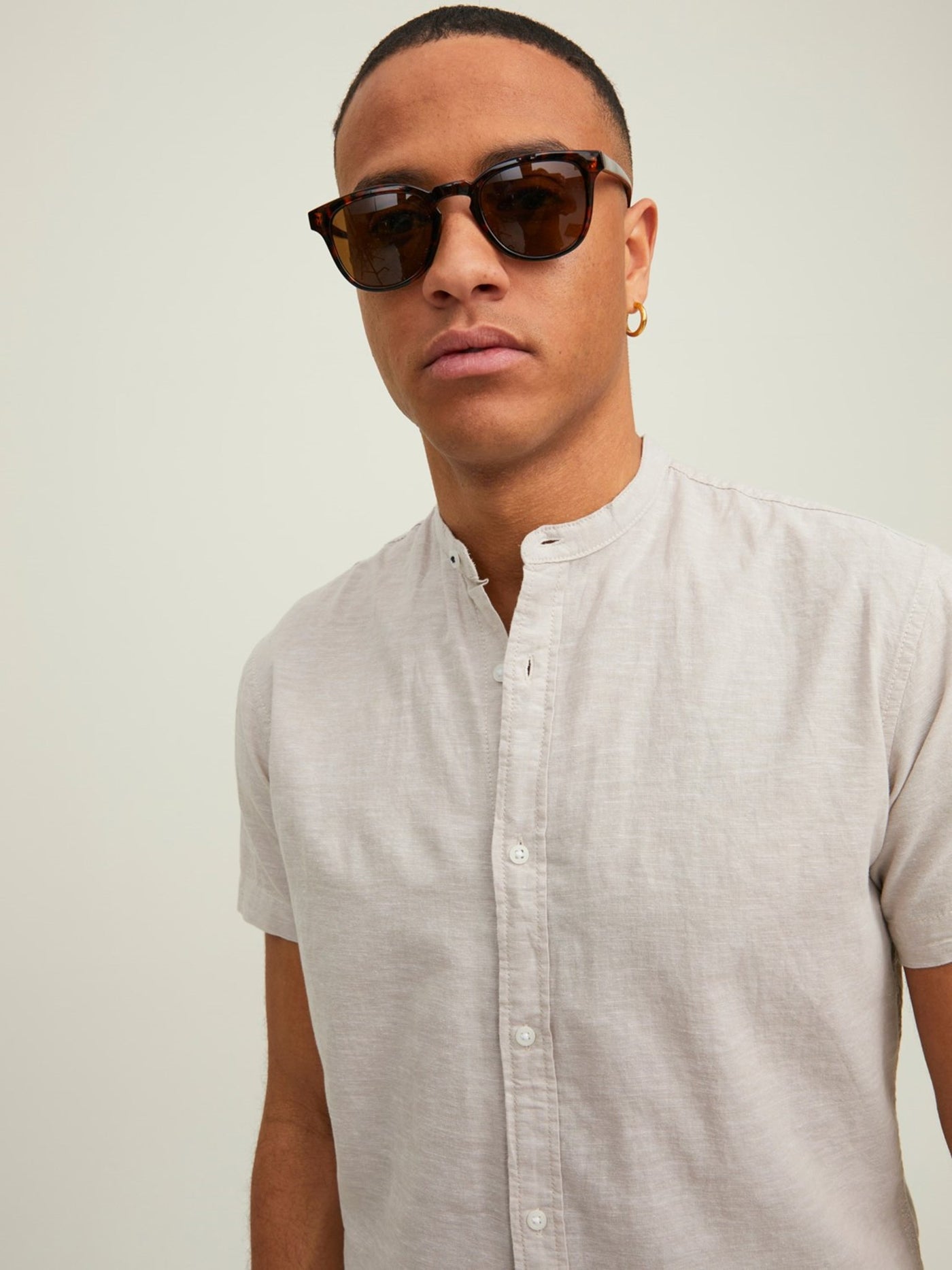 Summer Band Shirt - Crockery - Jack & Jones - Khaki 3