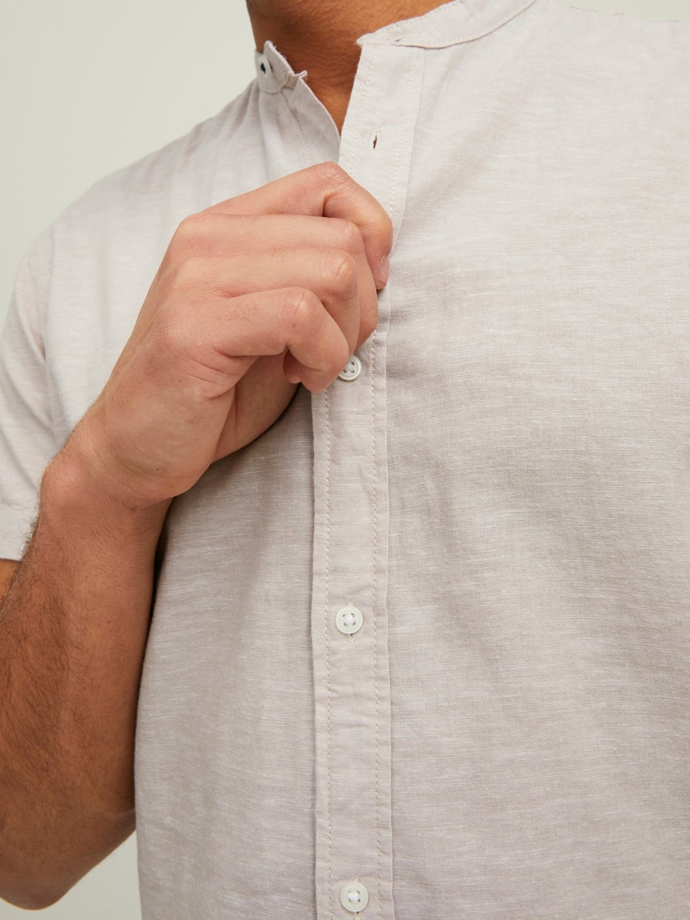 Summer Band Shirt - Crockery - Jack & Jones - Khaki 2