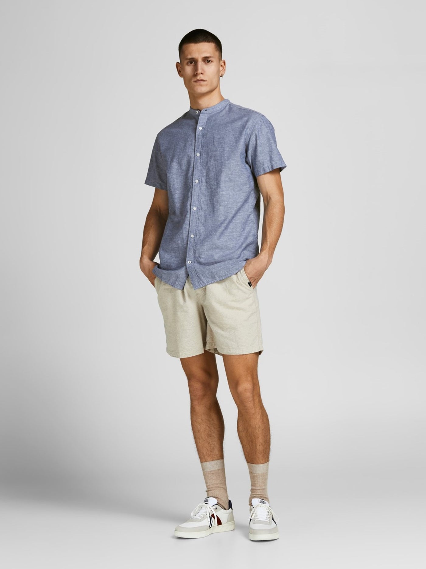 Summer Band Shirt - Faded Denim - Jack & Jones - Blue 5