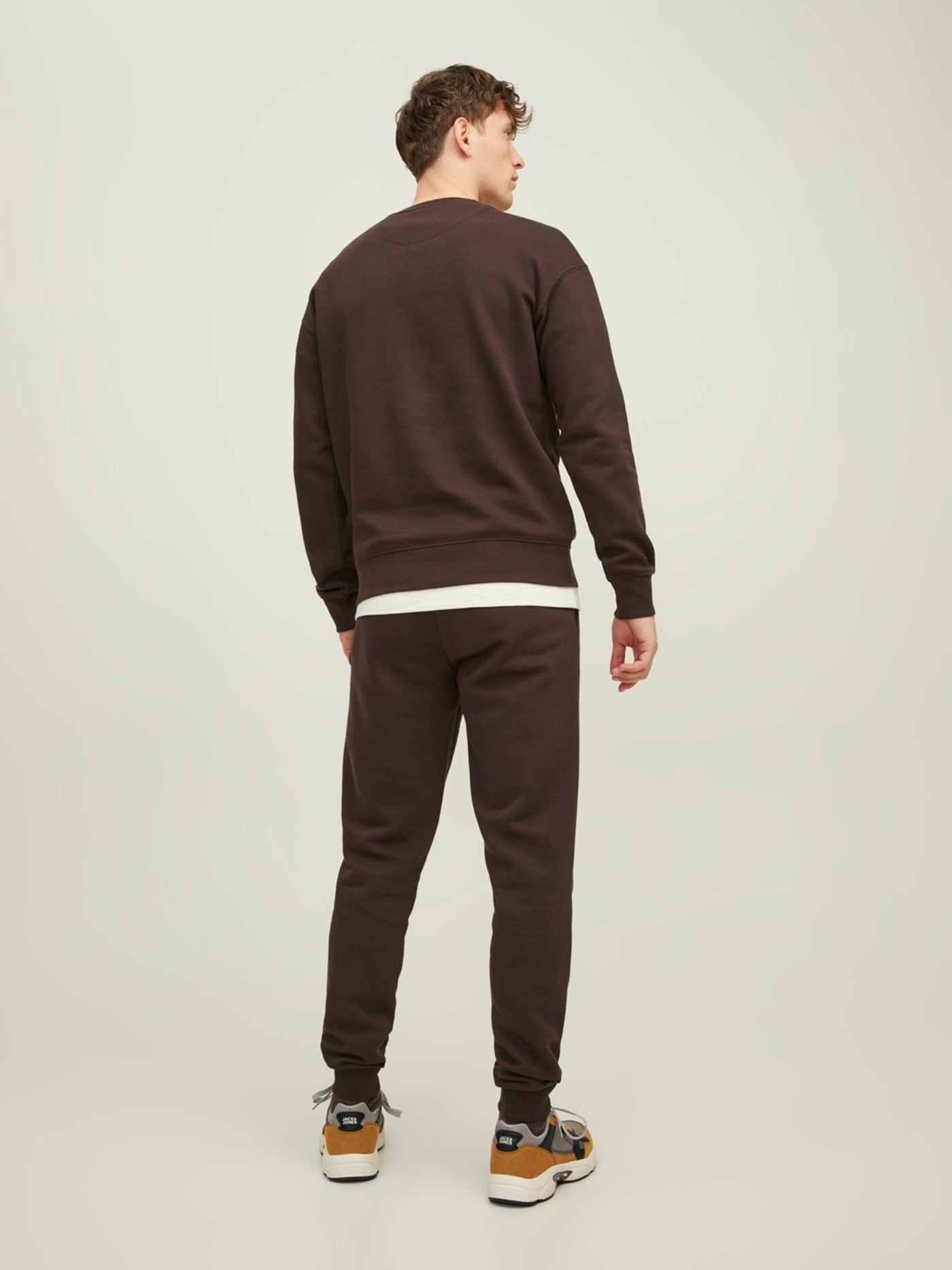 Star Basic Sweat Crew Neck - Mulch - Jack & Jones - Brown 5