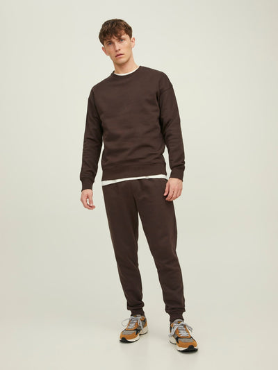 Star Basic Sweat Crew Neck - Mulch - Jack & Jones - Brown 4