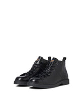 Load image into Gallery viewer, Fleming Leather Boots - Anthracite - Jack &amp; Jones - Black 3
