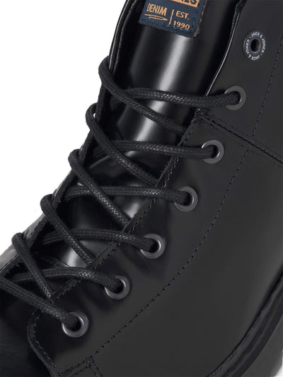 Fleming Leather Boots - Anthracite - Jack & Jones - Black 2