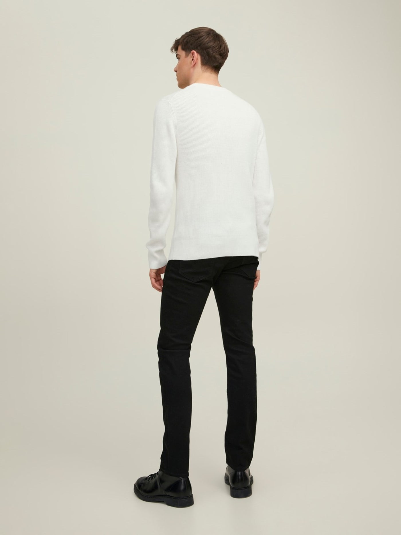 Perfect Knit Pullover - Egret - Jack & Jones - White 4