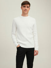 Charger l&#39;image dans la galerie, Perfect Knit Pullover - Egret - Jack &amp; Jones - White
