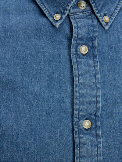 Brook Denim Shirt - Medium Blue Denim - Jack & Jones - Blue 3