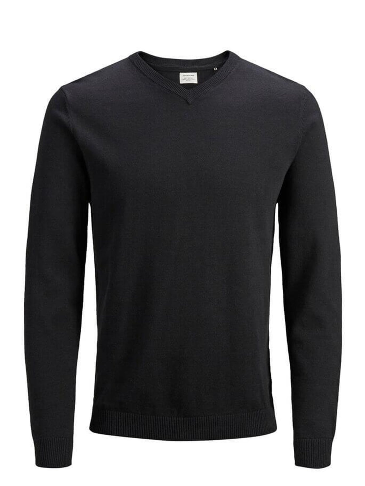 Basic knit v-neck - Black - Jack & Jones - Black 5