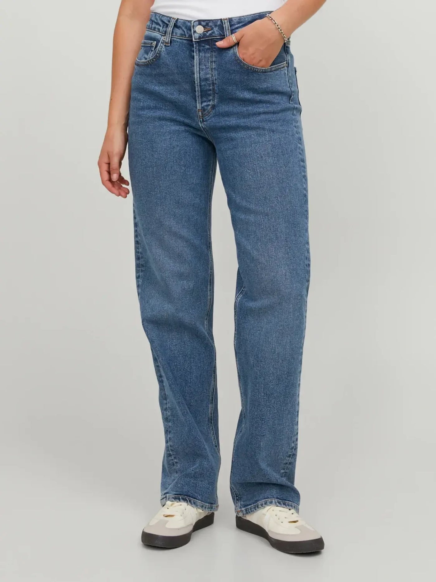 The Original Performance Loose Jeans - Medium Blue Denim - TeeShoppen - Blue