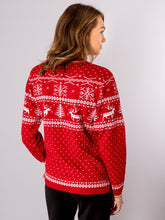 Carregar imagem no visualizador da galeria, Tori Christmas knit - Red - TeeShoppen - Red 3
