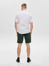 Load image into Gallery viewer, Short-sleeved linen shirt - White - Only &amp; Sons - White 3
