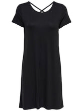 Load image into Gallery viewer, Loose dress with back details - Black - ONLY - Black
