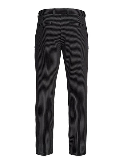 Marco Phil Pants - Black and white striped - Jack & Jones - Black 2