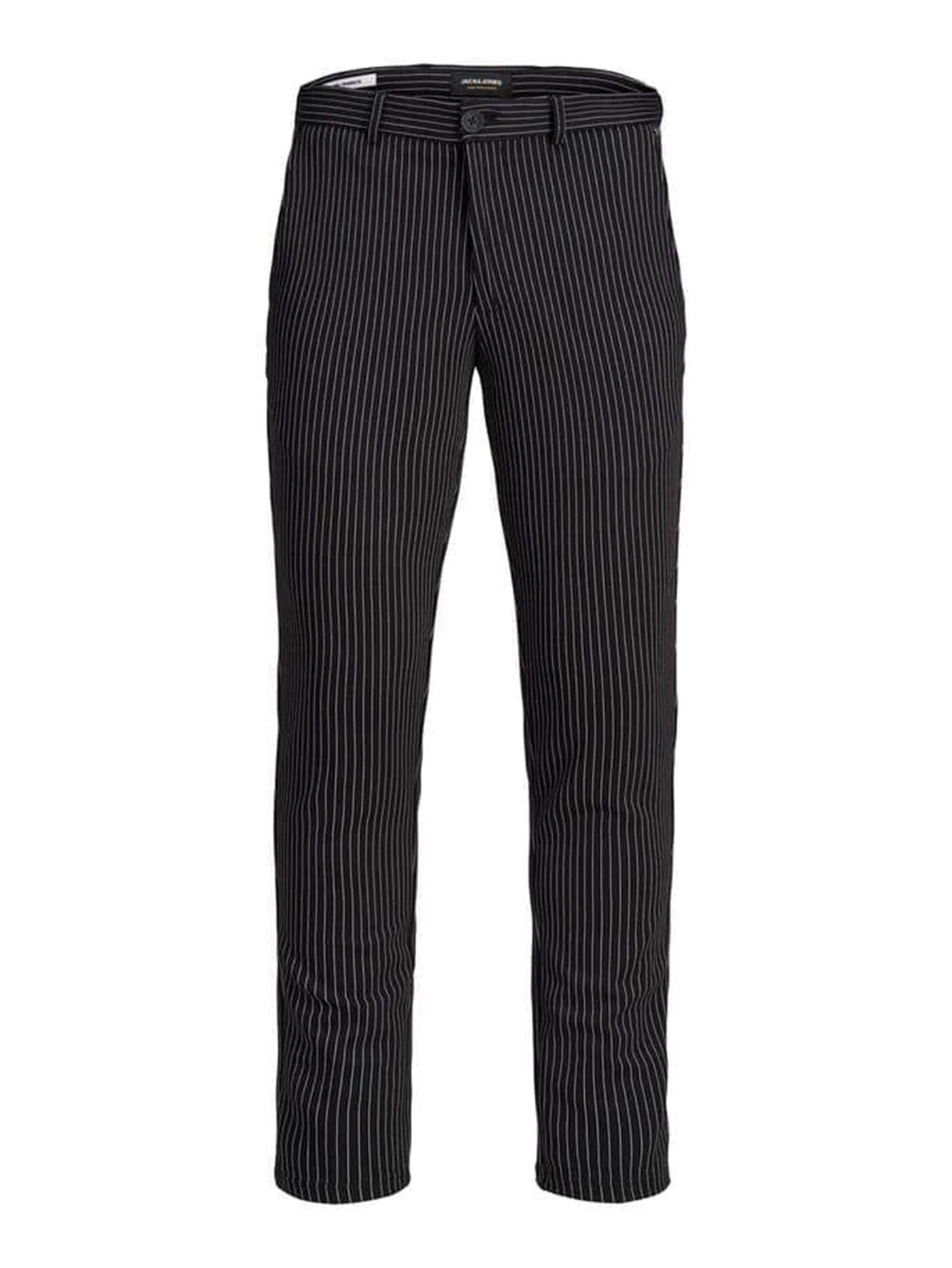 Marco Phil Pants - Black and white striped - Jack & Jones - Black