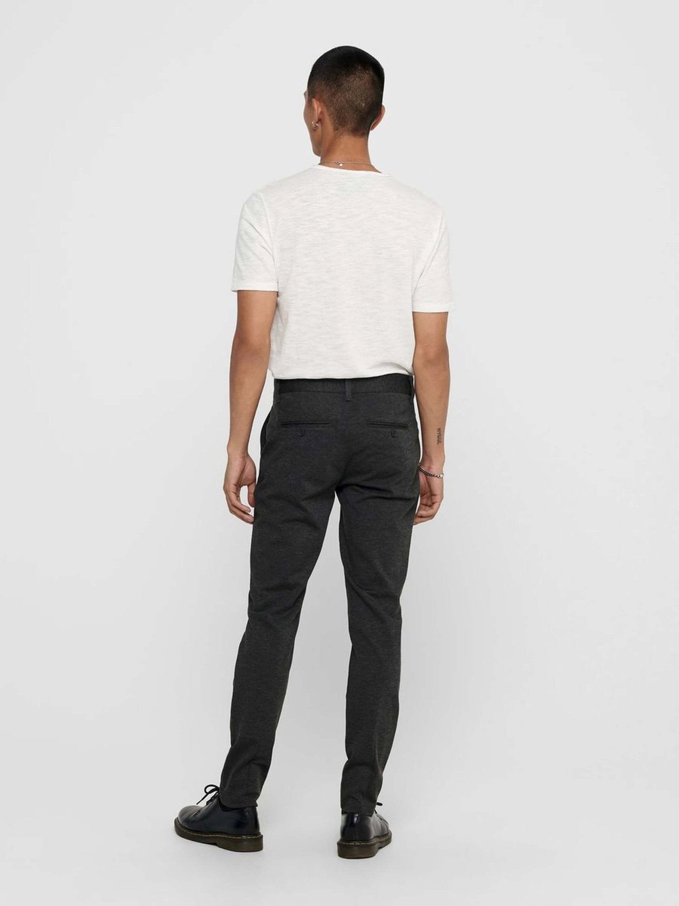 Mark Pants - Dark Gray (stretch pants) - Only & Sons - Grey 4