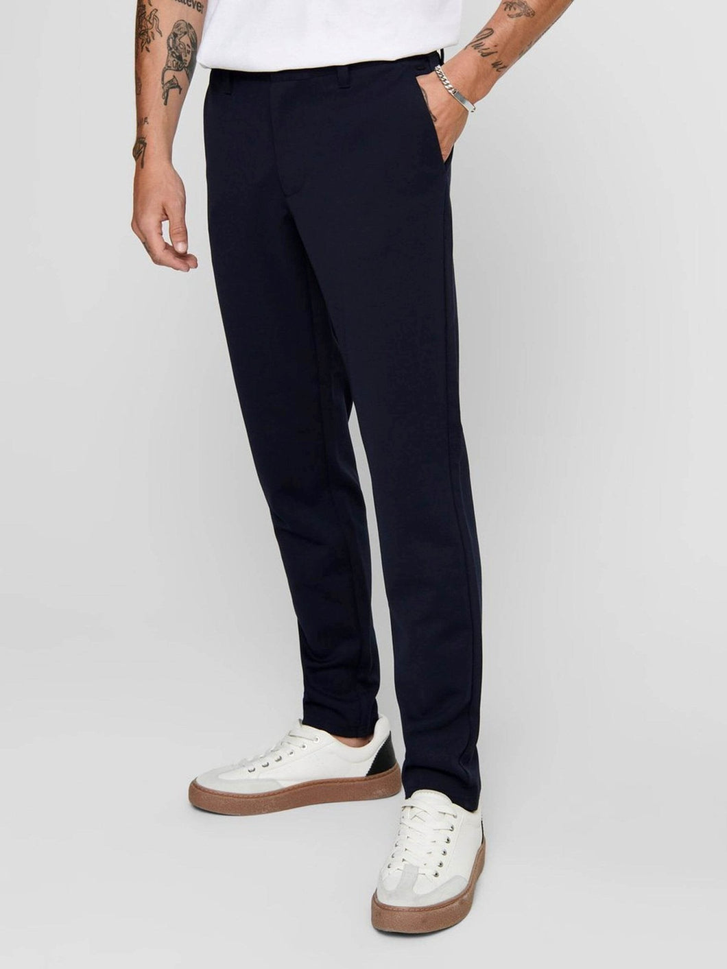 Mark Pants - Navy (stretch pants) - Only & Sons - Blue