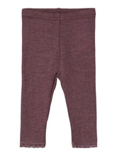 Load image into Gallery viewer, Merino wool leggings - Flint - Name It - Purple 2
