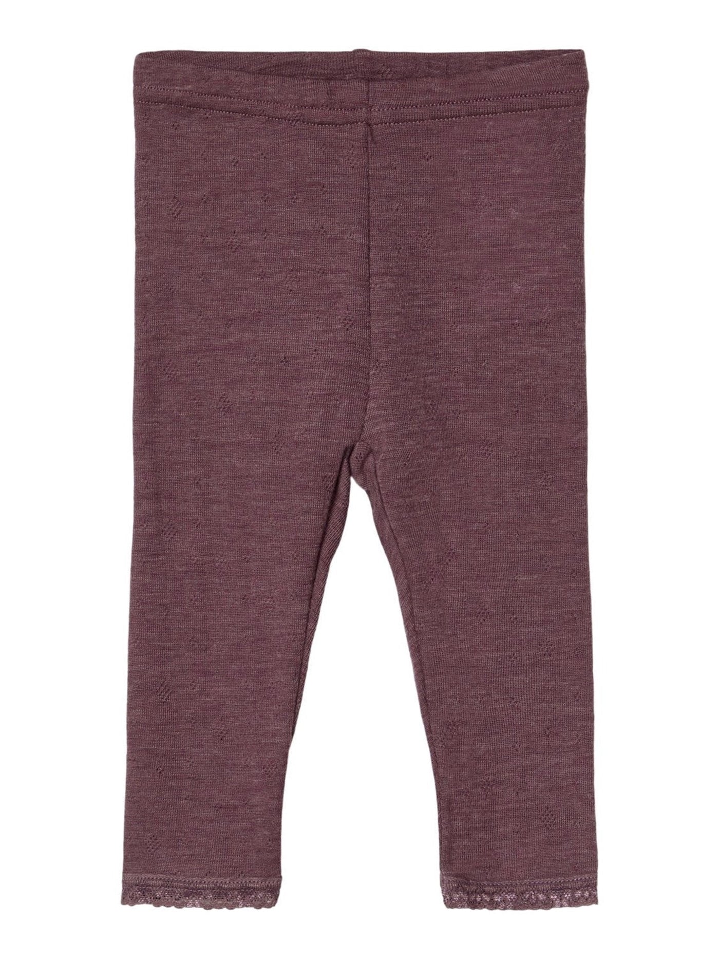 Merino wool leggings - Flint - Name It - Purple 2