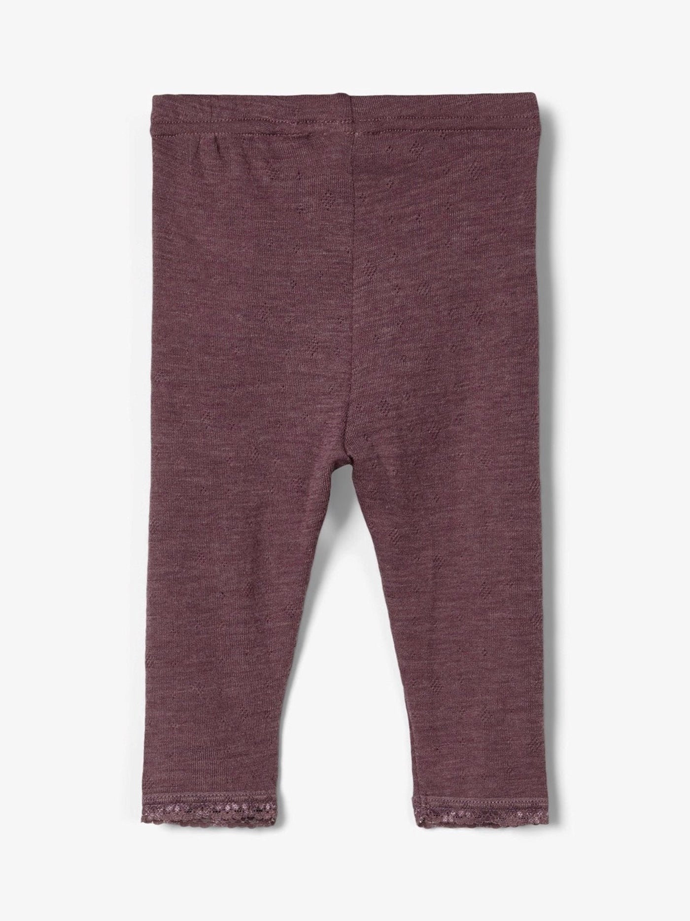 Merino wool leggings - Flint - Name It - Purple 3