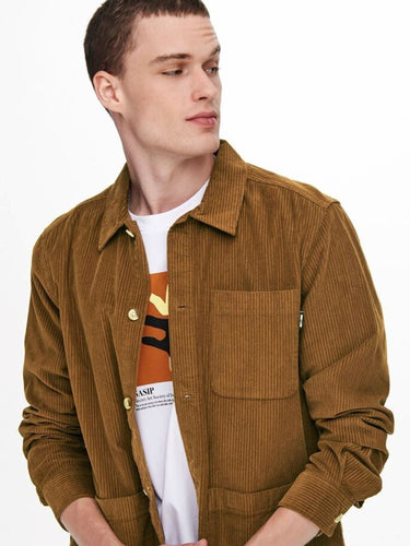 Niles Jacket - Monks Robe - Only & Sons - Brown