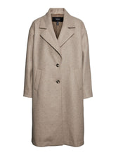 Carregar imagem no visualizador da galeria, Long Coat - Silver Mink - Vero Moda - Khaki 2
