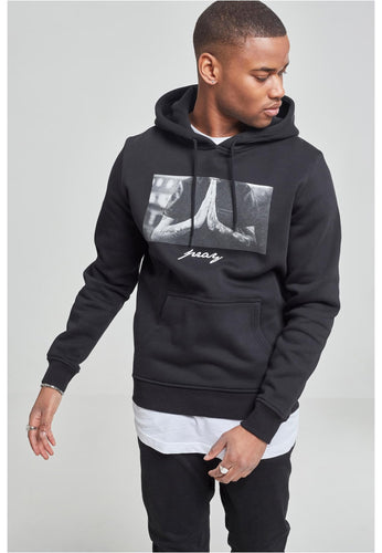 Pray Hoodie - Black - Urban Classics - Black