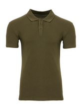 Charger l&#39;image dans la galerie, Muscle Polo Shirt - Army Green - TeeShoppen - Green 5
