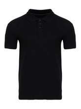 Load image into Gallery viewer, Muscle Polo Shirt - Black - TeeShoppen - Black 2
