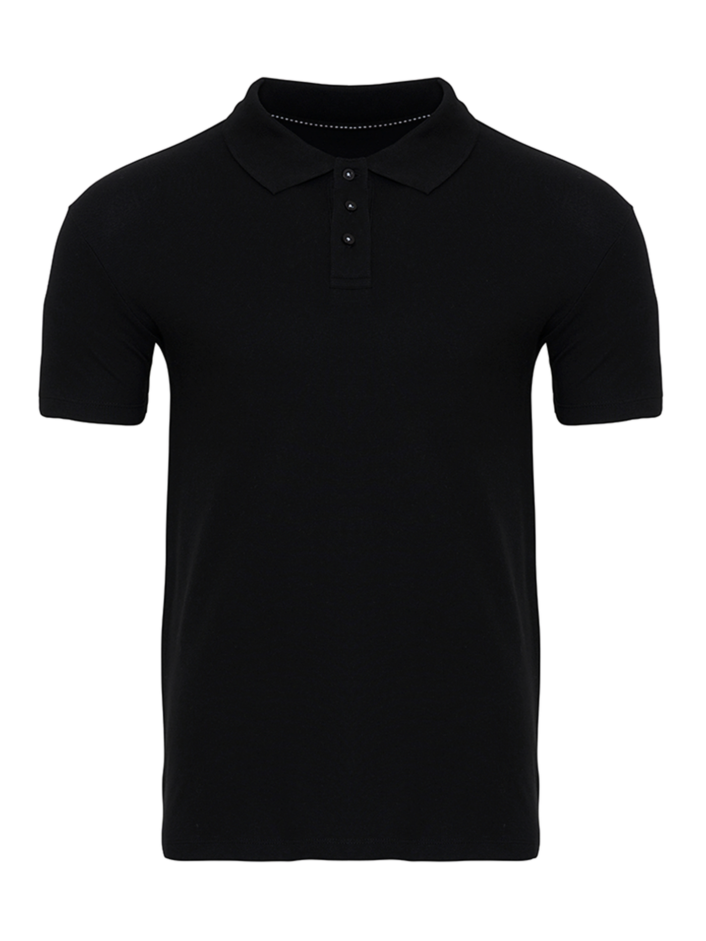 Muscle Polo Shirt - Black - TeeShoppen - Black 2