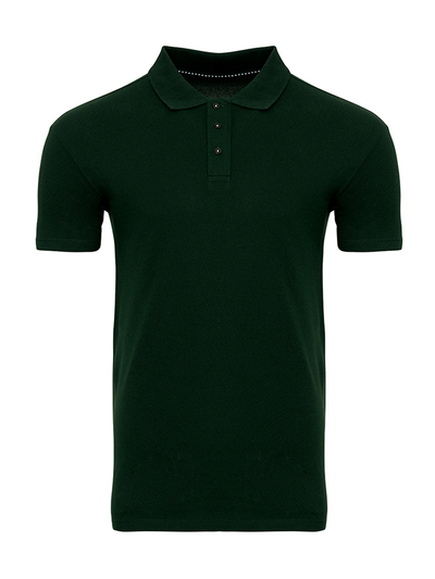 Muscle Polo Shirt - Dark Green - TeeShoppen - Green 5