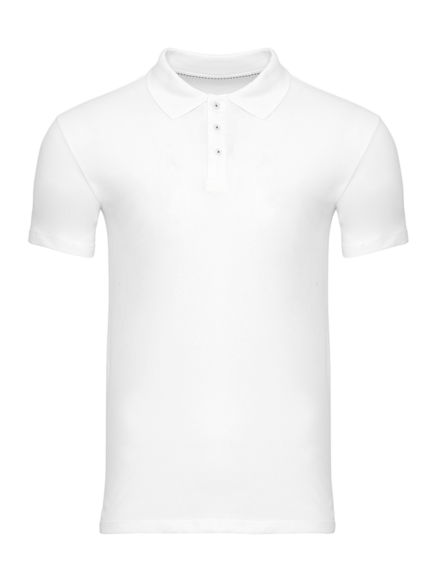 Muscle Polo Shirt - White - TeeShoppen - White 5