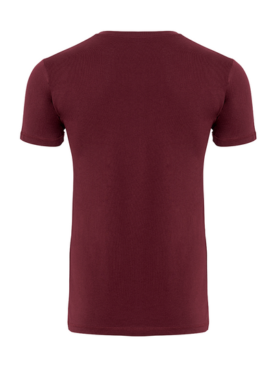 Muscle T-shirt - Burgundy Red - TeeShoppen - Red 9