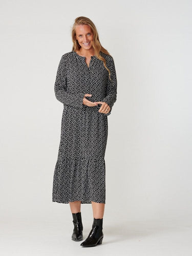 Anna long-sleeved dress - Black - Amis de Copenhague - Black