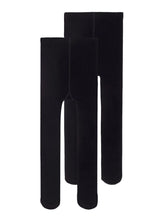 Carregar imagem no visualizador da galeria, 2 pack of tights - Black - Name It - Black
