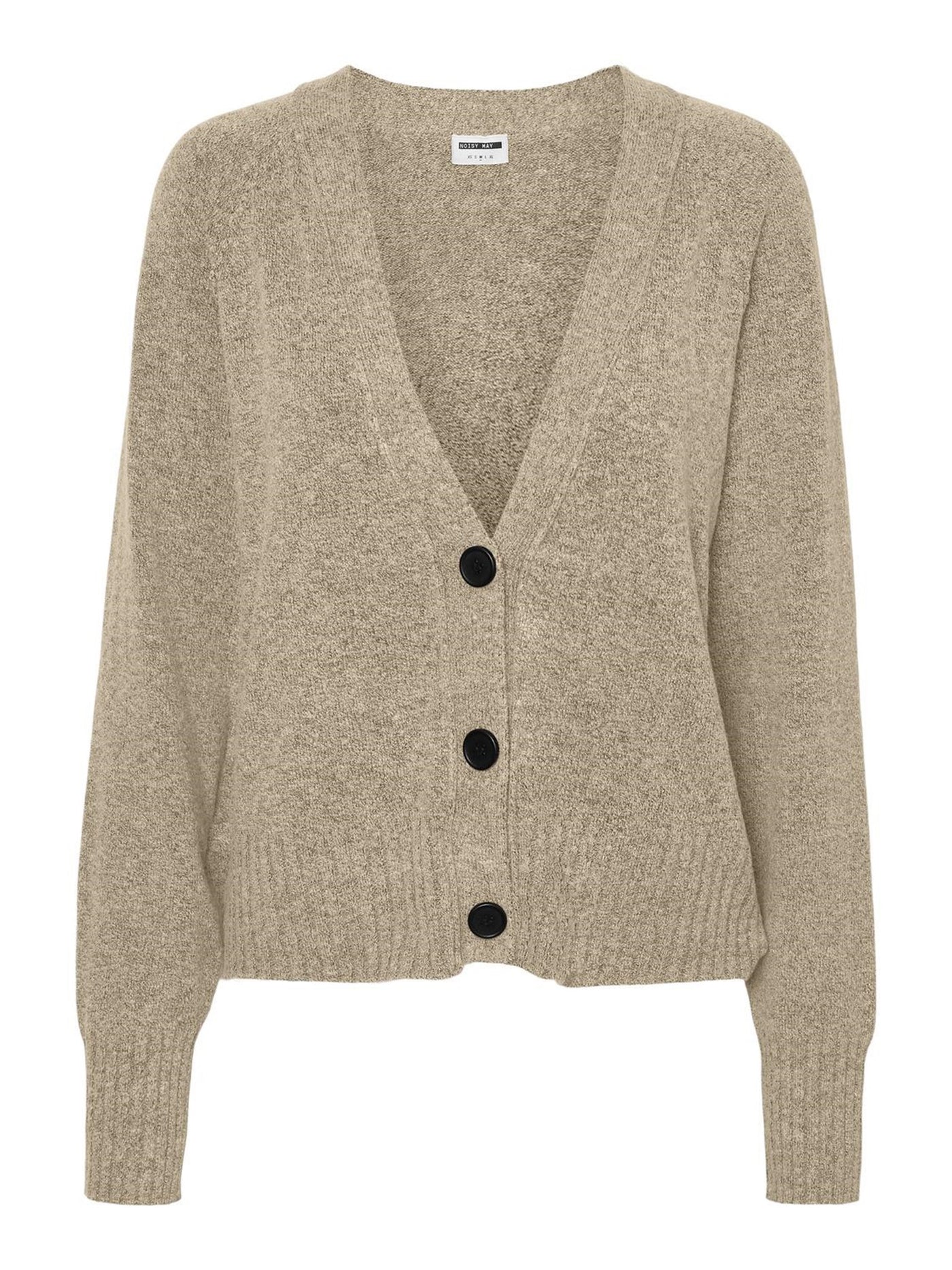 Ian Long Sleeve Cardigan - Nomad - Noisy May - Khaki 4