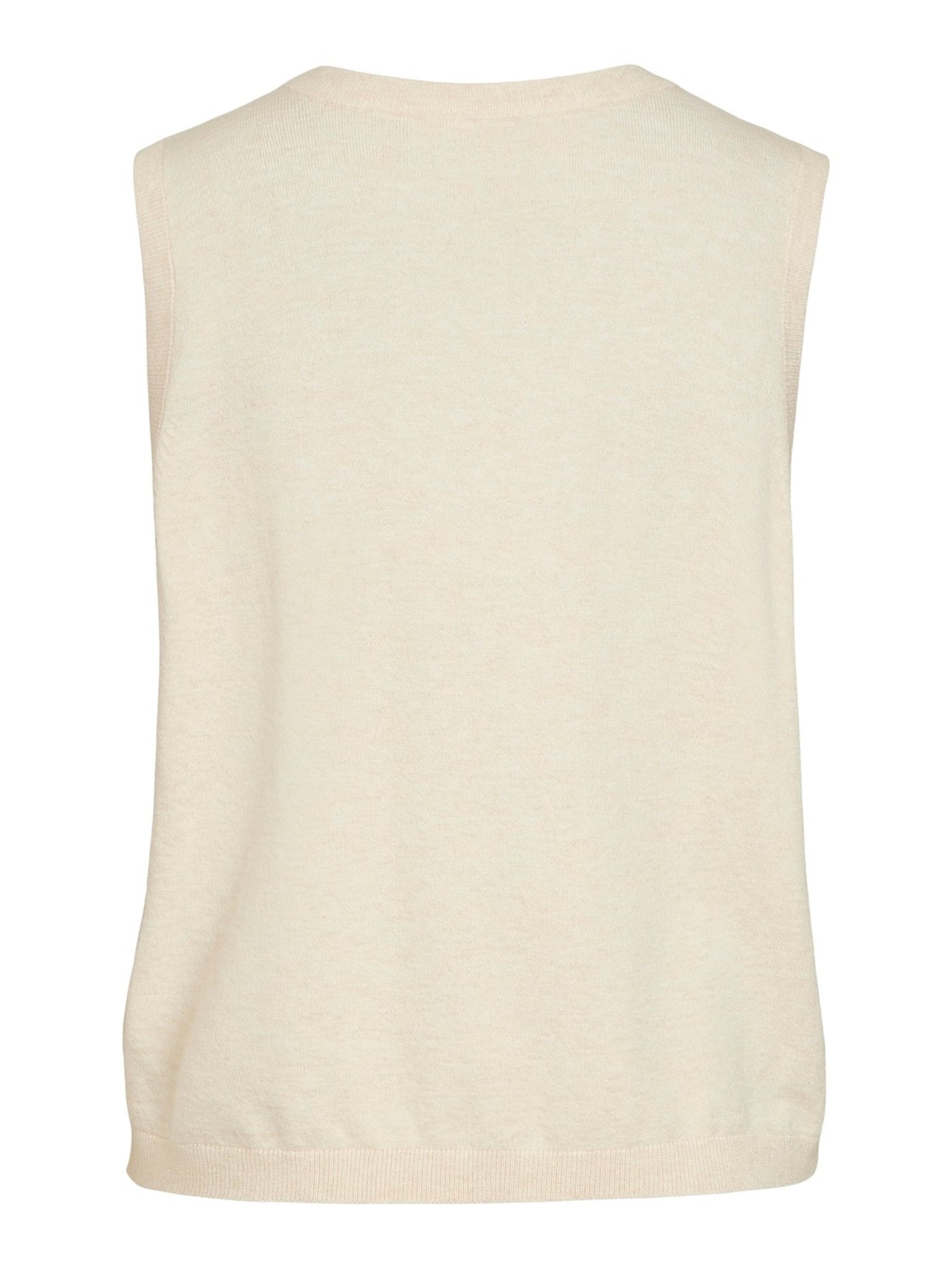 Thess Knitted Vest - Sandshell - Object - White 7