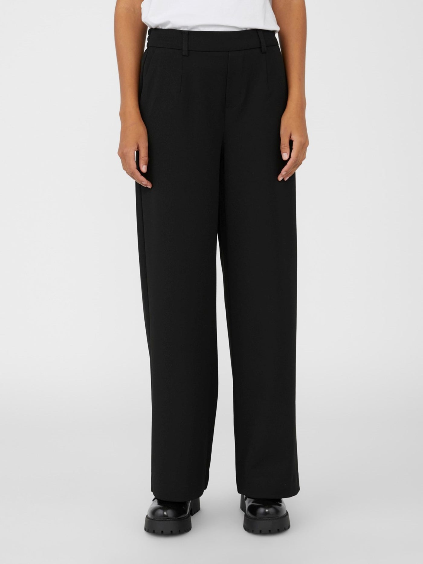 Lisa Wide Pants - Black - Object - Black 5