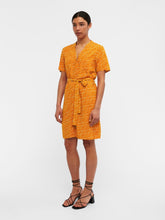 Charger l&#39;image dans la galerie, Ema Elise Shirt Dress - Autumn Sunset - Object - Orange 3
