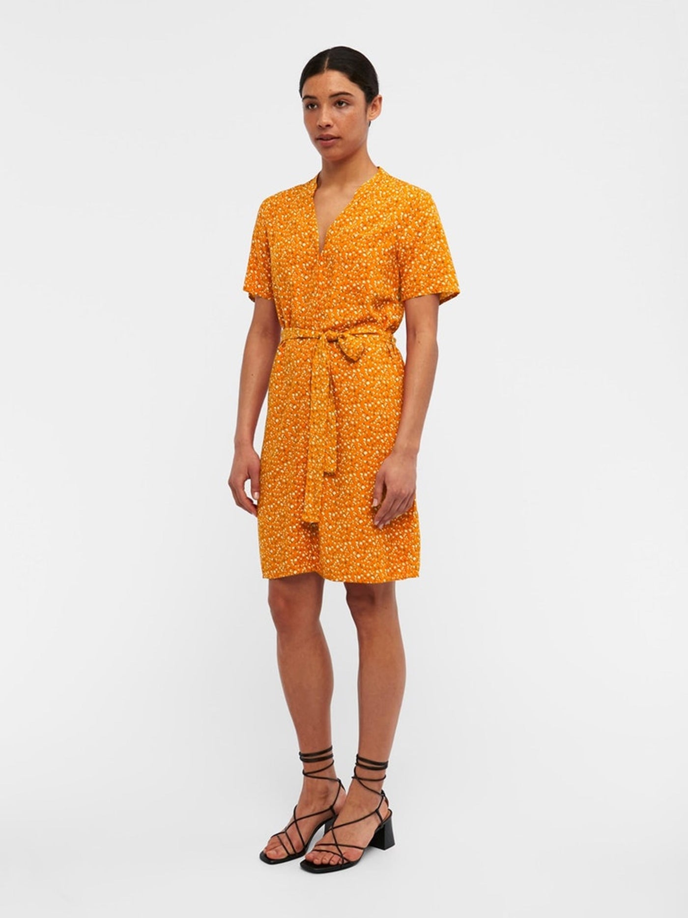 Ema Elise Shirt Dress - Autumn Sunset - Object - Orange 3