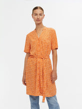 Charger l&#39;image dans la galerie, Ema Elise Shirt Dress - Autumn Sunset - Object - Orange
