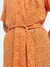 Charger l&#39;image dans la galerie, Ema Elise Shirt Dress - Autumn Sunset - Object - Orange 2
