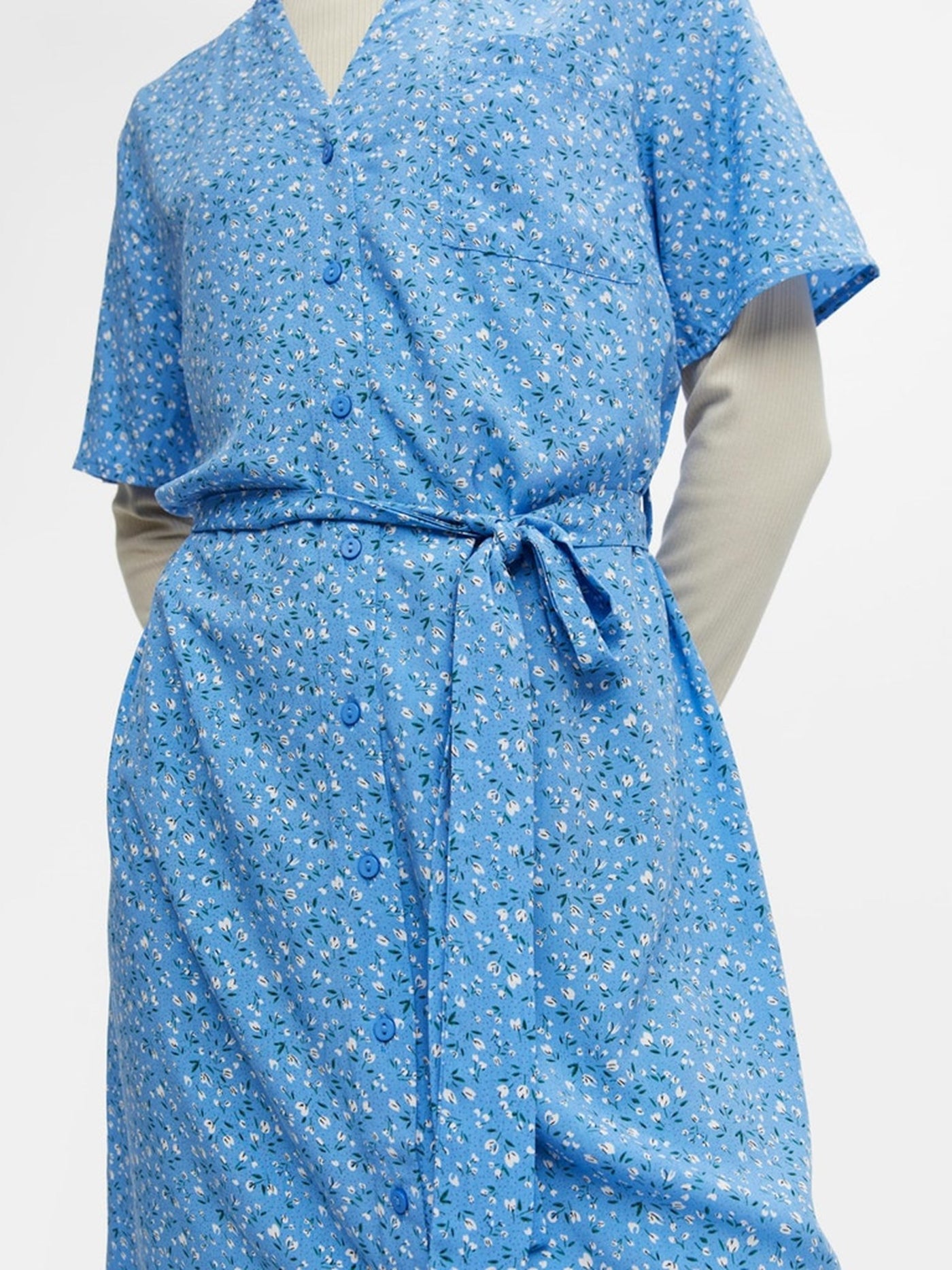 Ema Elise Shirt Dress - Marina - Object - Blue 2