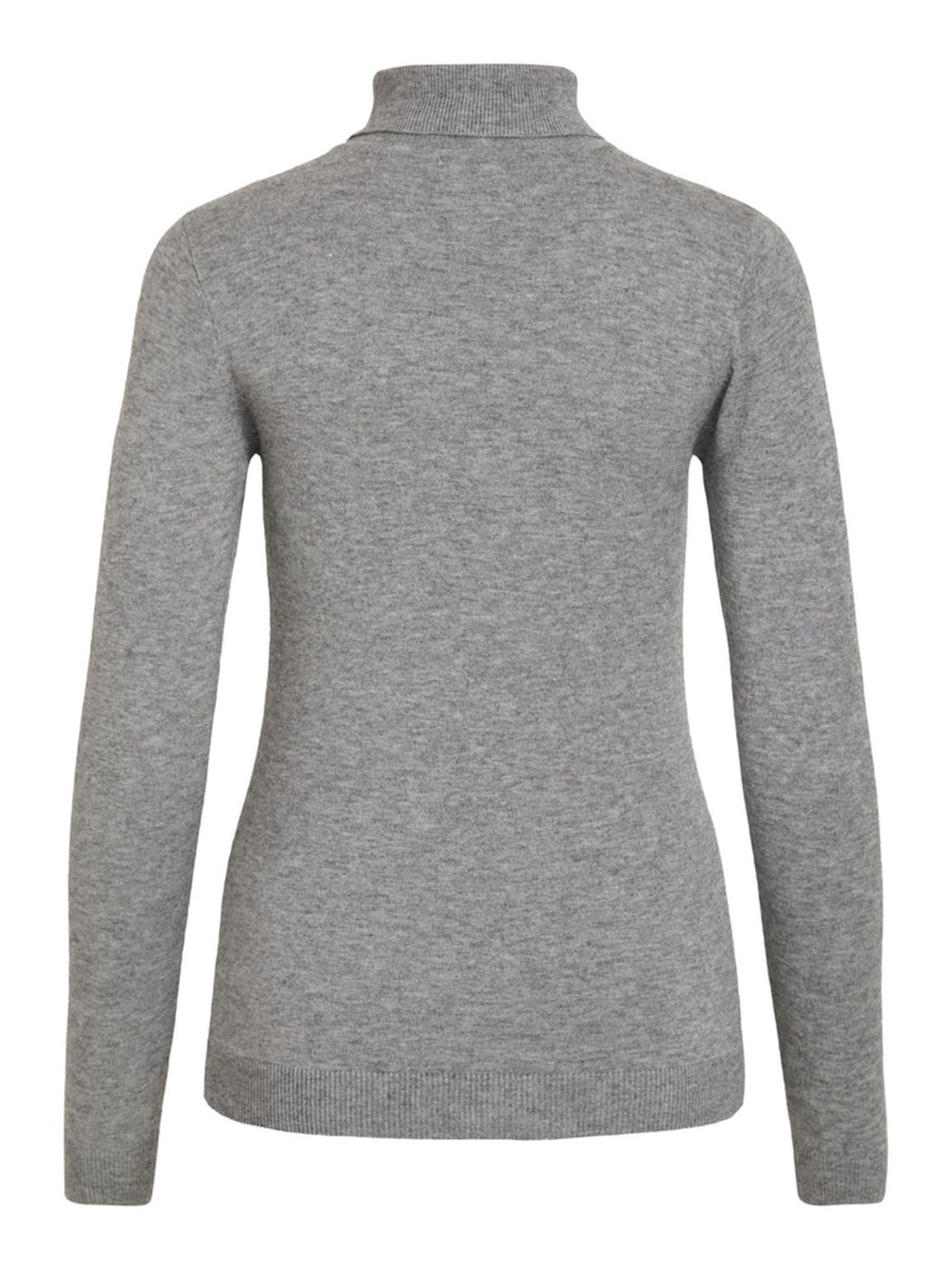 Thess Turtleneck - Medium Grey Melange - Object - Grey 7